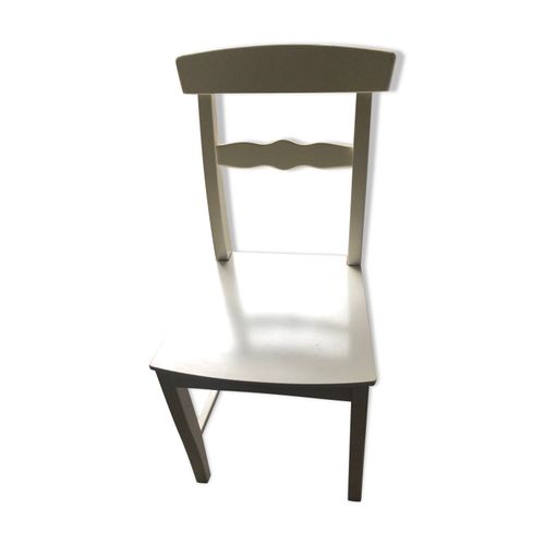 Chaise Style Gustavien Blanc