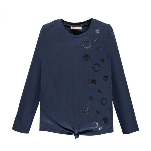 T-Shirt En Coton Pour Fille Avec Ourlet Noué Brums