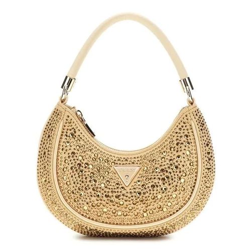 GUESS Sac de soirée or pour femme - Zalina Mini Small Hobo 280898