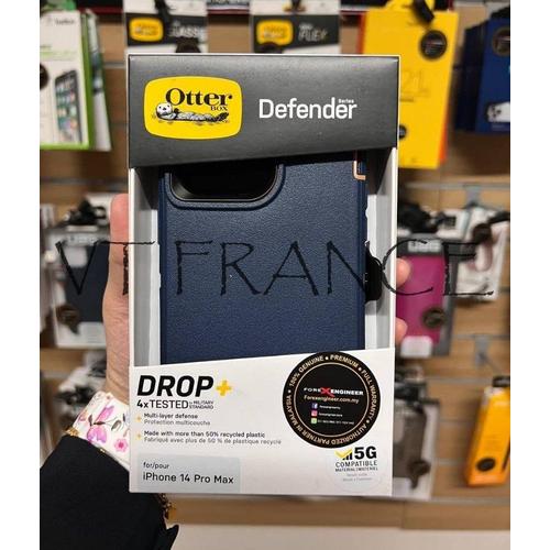 Coque Antichoc Otterbox Defender Pour Iphone, Couleur: Noir, Smartphone: Iphone 14