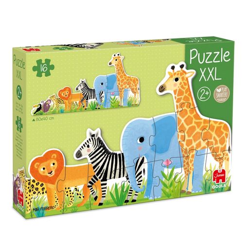 Goula Puzzle Xxl  Jungle Du Plus Petit Au Plus Grand