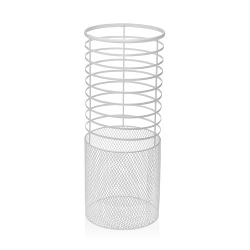 Porte-parapluie moderne en métal blanc