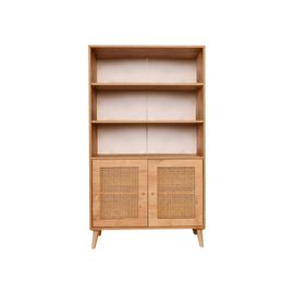 Buffet En Bois Beige 90x40 H110 Cm