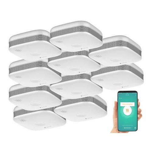 10 détecteurs de fumée design connectés RWM-190.app