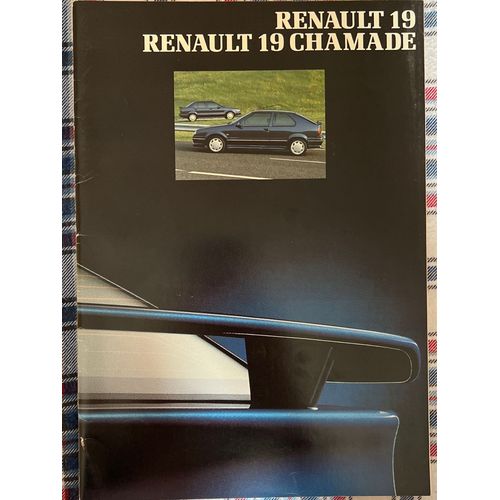 Catalogue Publicitaire Renault 19 1990 