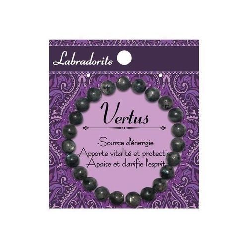 Bracelet Avec Pierre Naturelle Véritable Labradorite
