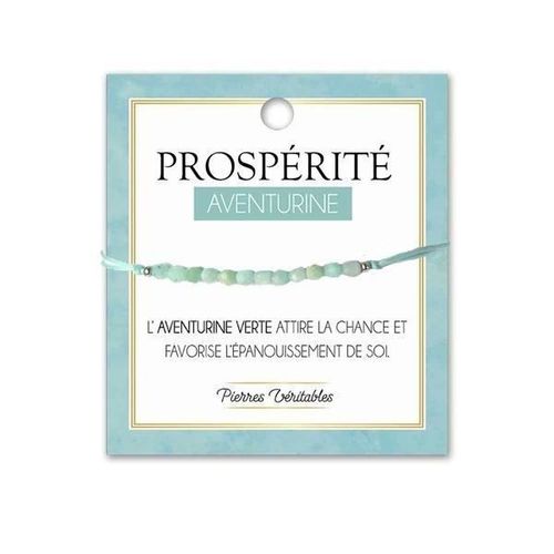 Bracelet En Pierres Naturelles Véritables D'aventurine
