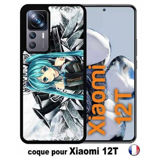 Coque Pour Xiaomi 12t - Manga Fille - Silicone - Noir