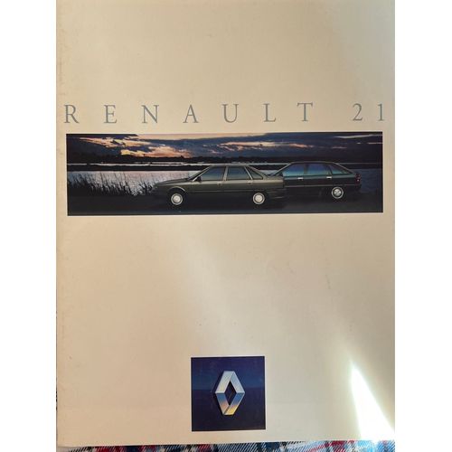 Catalogue Publicitaire Renault 21 1992