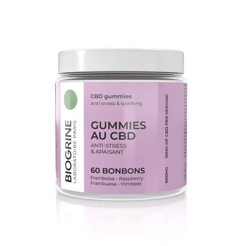 Gummies Au Cbd Framboise -  600mg Cbd 60 Gummies Vegan 