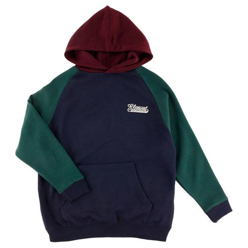 Sweat À Capuche Cornell Colorblock Marine/Vert/Rouge Foncé