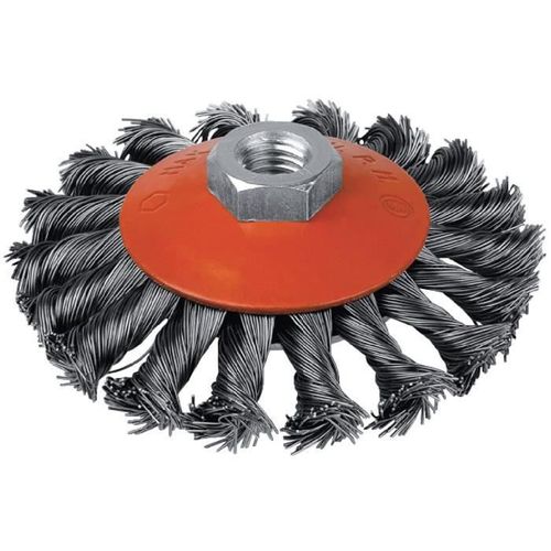 Brosse cuvette acier torsadé SCID - Diam. 95 mm