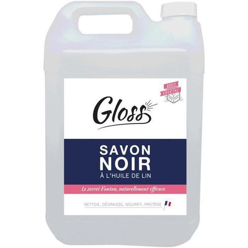 BOLDAIR Gloss savon noir à l'huile de lin - 5 L