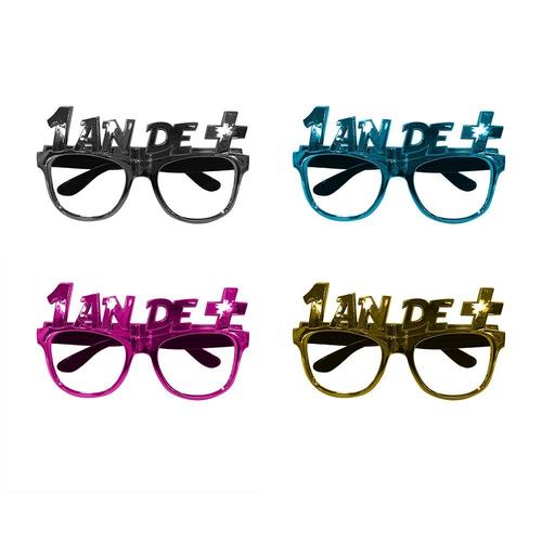 MONTURE LUNETTES ANNIVERSAIRE COULEUR MÉTAL