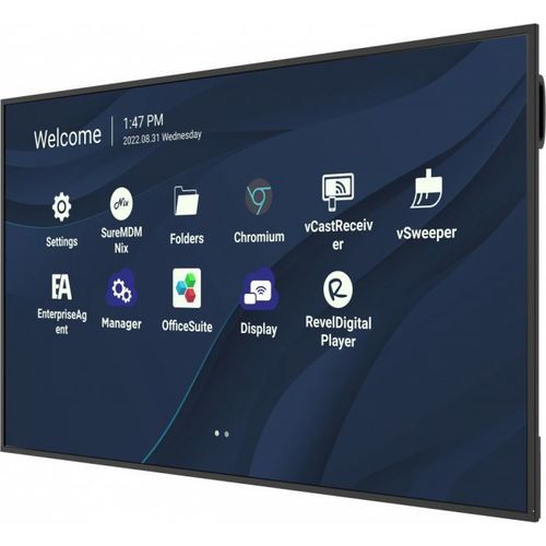 Viewsonic Ecran 75'' ViewSonic LFD 4K LED UHD 16:9 32Go 500nit 8ms 5000:1 178/178 VESA 800