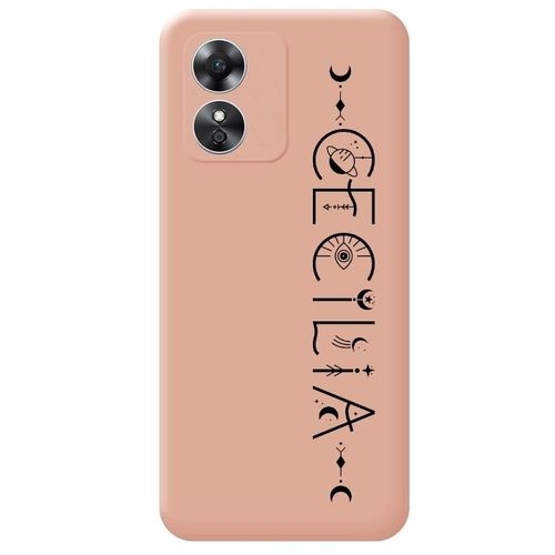 Coque Rose Oppo A17 Avec Votre Prenom 29 Astrologie