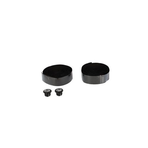 Guidoline/Ruban De Guidon Clarks Aspect Diamant Noir Avec Bouchons
