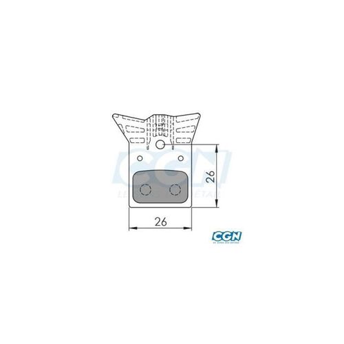 Plaquette Frein Route 45 Clarks Adapt. Shimano Road Br-Rs805/Br-Rs505 (Pr) Organique
