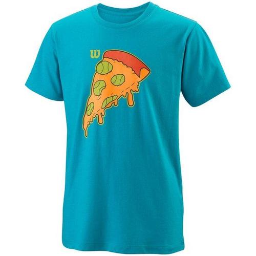 Slice Tech T-Shirt Garçons - Turquoise , Orange