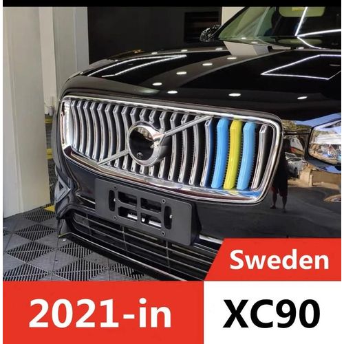 R20-21 Xc90 - Couvertures De Calandre Avant Pour Volvo, Couleurs Suédoises, Accessoires De Voiture Automatique, 3 Pièces
