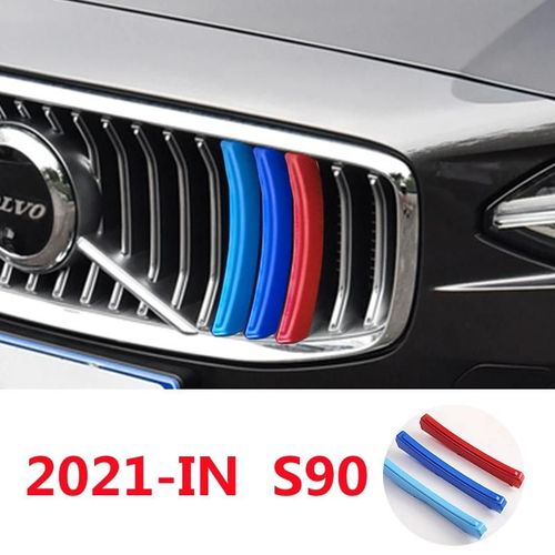 M21-In S90l - Couvercles De Calandre Avant Pour Volvo, Auto Car M3, Couleurs Suédoises, Accessoires, 3 Pièces
