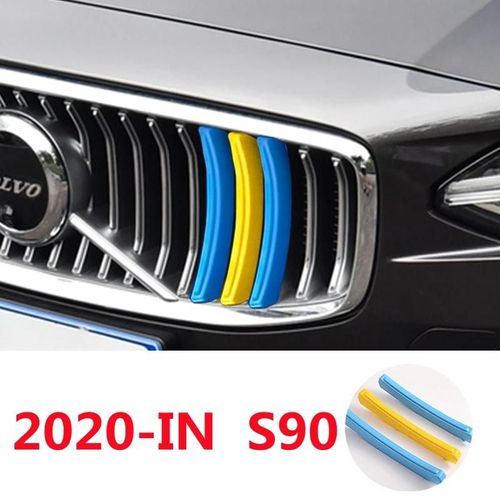 R21-In S90l - Couvertures De Calandre Avant Pour Volvo, Couleurs Suédoises, Accessoires De Voiture Automatique, 3 Pièces