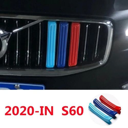 M20-21 S60 - Couvertures De Calandre Avant Pour Volvo, Couleurs Suédoises, Accessoires De Voiture Automatique, 3 Pièces