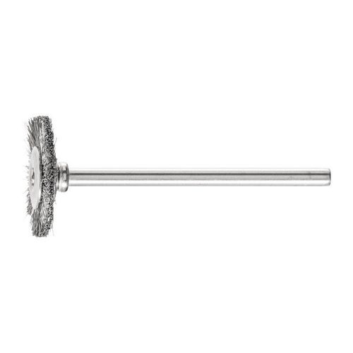 Mini brosse ronde RBU 1902/3 INOX 010 D19xl2xL5 mm VA PFERD (Par 10)