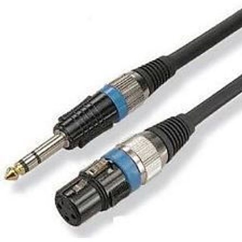 Power Acoustics Cab 2034 - Câble 9m - JACK MONO Mâle - XLR 3 PIN Femelle