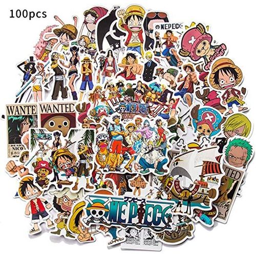 Anime Stickers - Lot De 120 Autocollants Étanches Pour Ordinateur Portable, Voiture, Skateboard, Moto, Vélo, Bagages, Guitare, Vélo