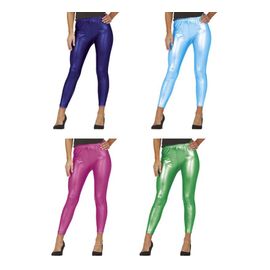 Legging Métallisé De Différentes Couleurs Pour Femme