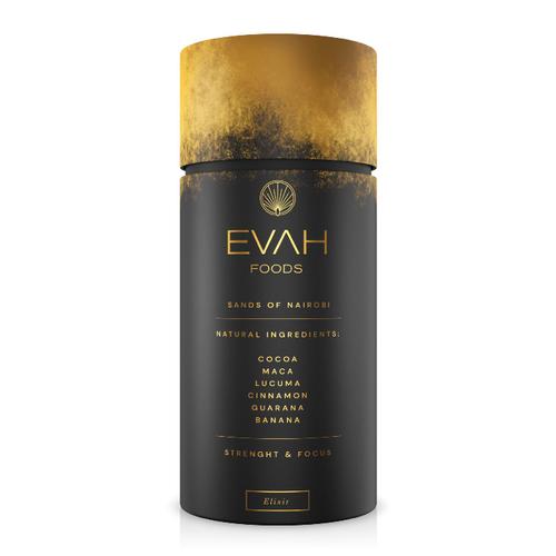 Evah Foods | Élixir | Cacao, Cannelle, Banane, Guarana, Maca, Lucuma | Poudre De Superaliments De Haute Qualité 150g | 100% Bio | 