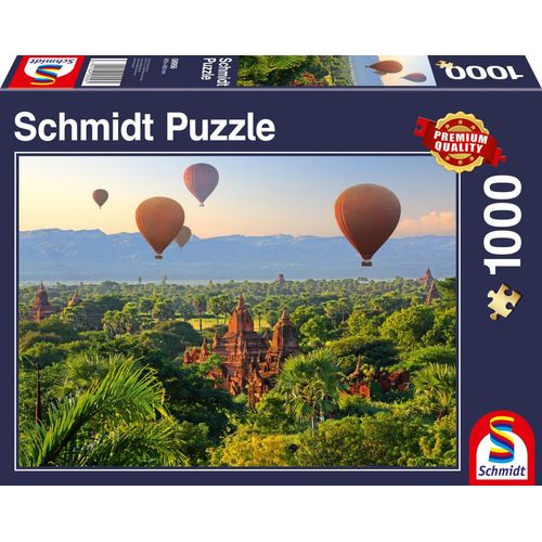 Puzzles Montgolfières, Mandalay, Myanmar, 1000 Pcs