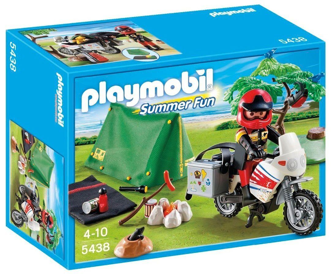 Playmobil 5438 - Motard et Tente de Camping