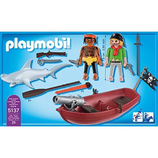 Playmobil 5137 - Barque Des Pirates Avec Requin-Marteau - 2