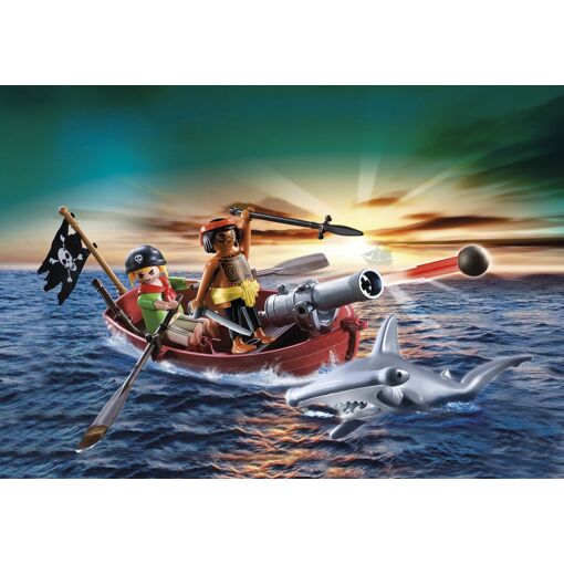 Playmobil 5137 - Barque Des Pirates Avec Requin-Marteau - 4