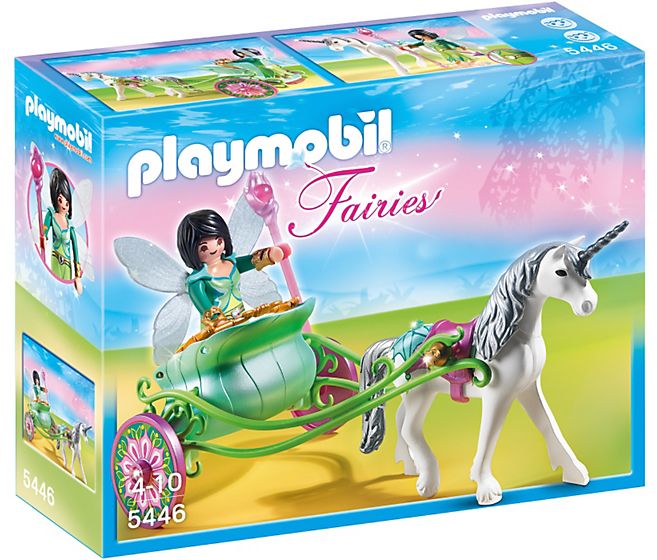 Playmobil 5446 - F�e Papillon Avec Cal�che Et Licorne