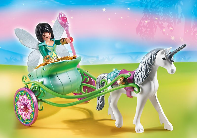 Playmobil 5446 - F�e Papillon Avec Cal�che Et Licorne - 4