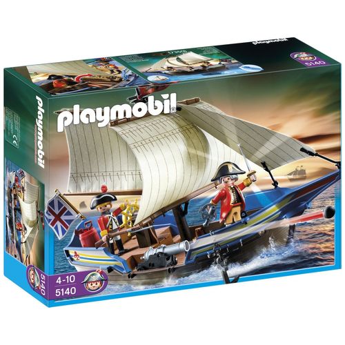 Playmobil 5140 - Navire Des Soldats Britanniques