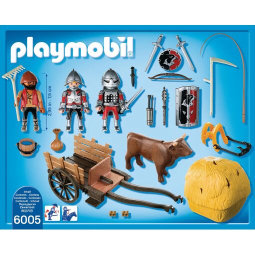 Playmobil 6005 - Chevaliers De L'aigle Et Charrette - 4