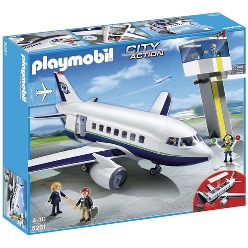 Playmobil 5261 - Avion Et Tour De Contrôle