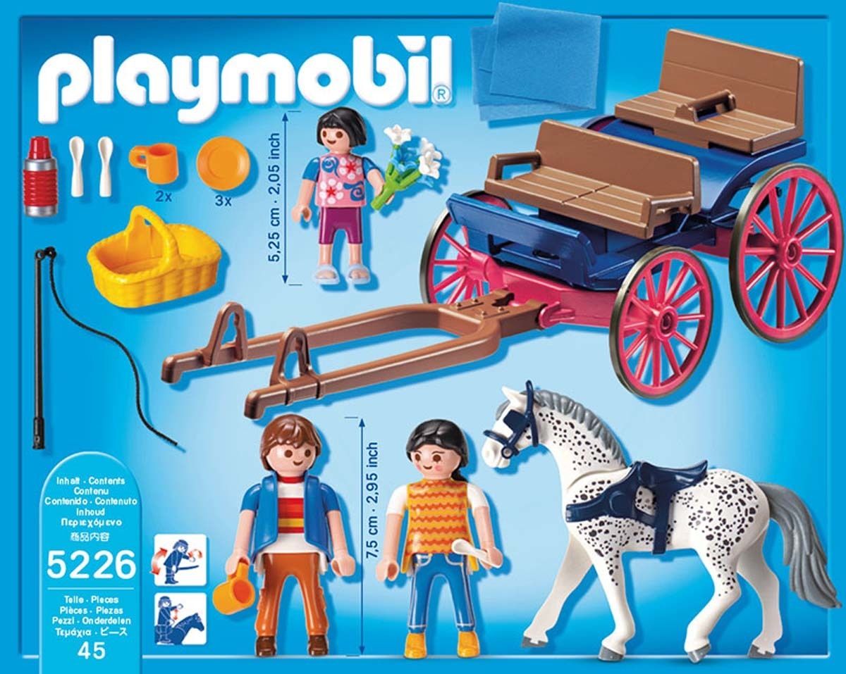 Playmobil 5226 - Cal�che Avec Famille - 4
