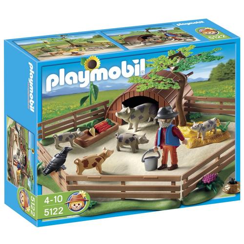 Playmobil 5122 - Enclos Et Eleveur De Cochons
