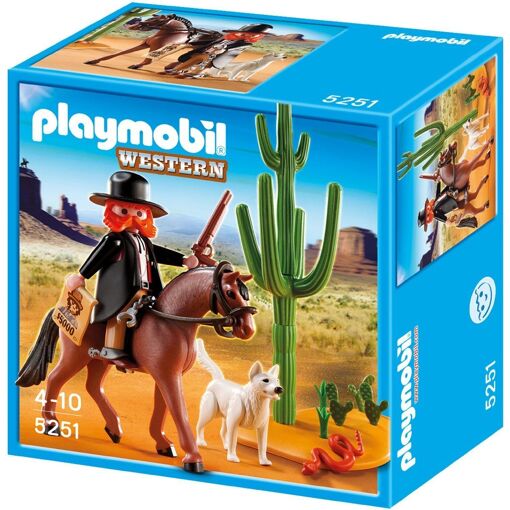 Playmobil 5251 - Sh�rif � Cheval Avec Chien - 2