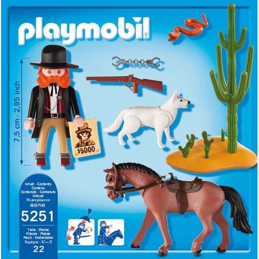 Playmobil 5251 - Sh�rif � Cheval Avec Chien - 3