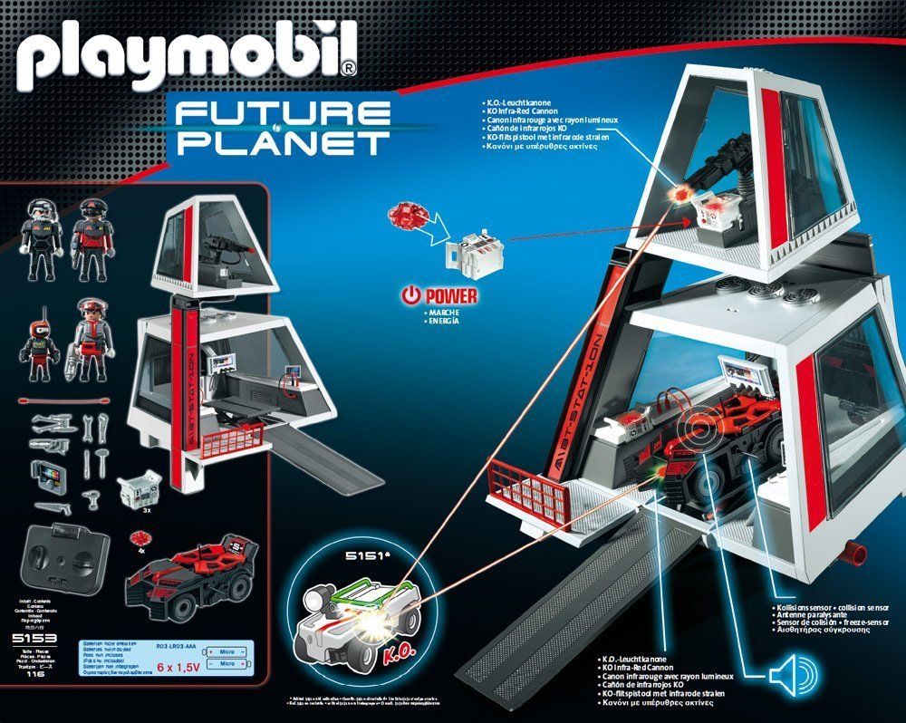 Playmobil 5153 - Quartier G�n�ral Des Darksters - 2