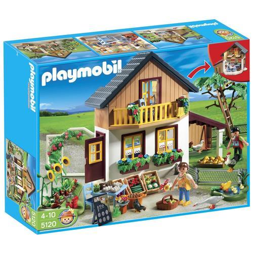 Playmobil 5120 - Maison Des Fermiers Et Marché
