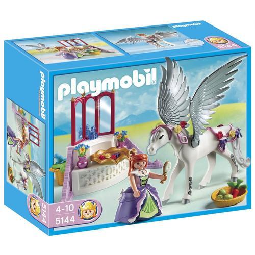 Playmobil 5144 Princess - Cheval Ailé Et Coiffeuse De Princesse