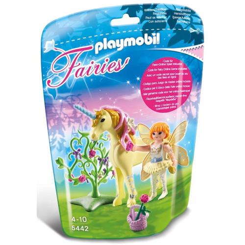 Playmobil 5442 - Fée Jardinière Avec Licorne Fleur