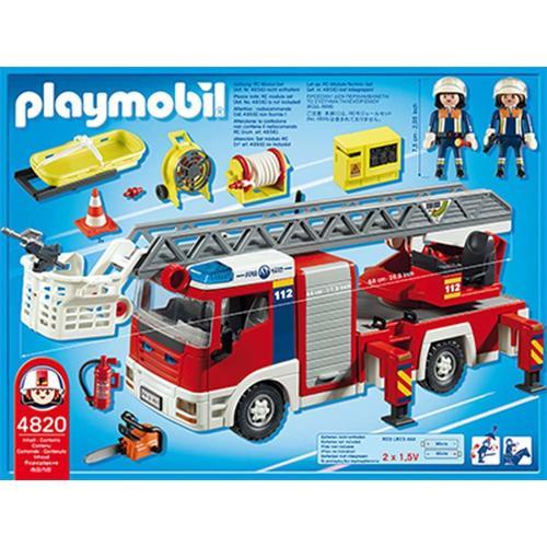 PLAYMOBIL 4820 Camion De Pompiers pas cher 